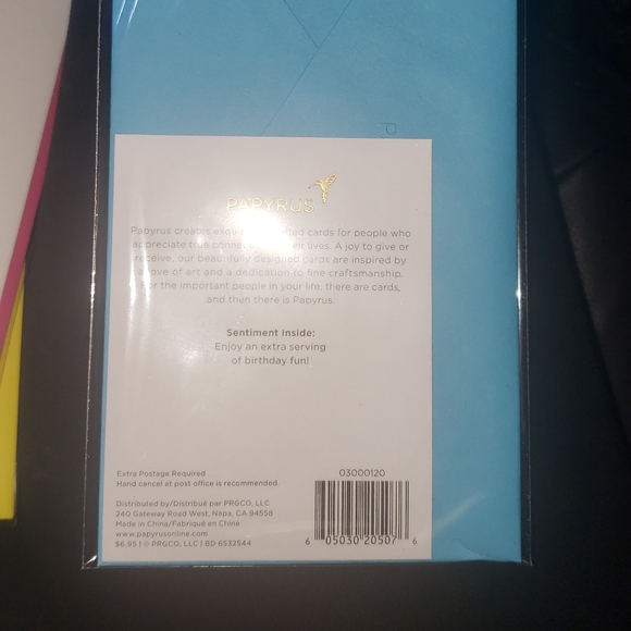 Papyrys Birthday Card - Picture 2 of 2